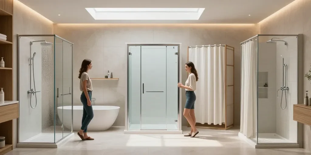 Alternativas A La Mampara De Ducha: Las 7 Opciones Más Prácticas