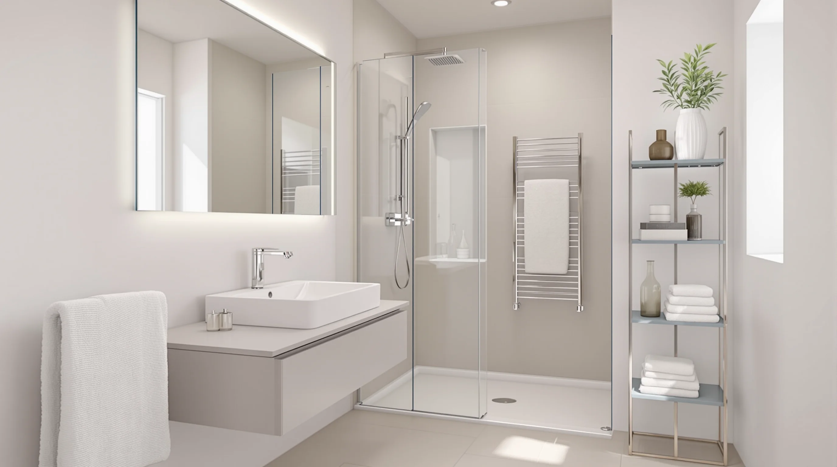 Baños pequeños: las 10 ideas para aprovechar cada centímetro del espacio