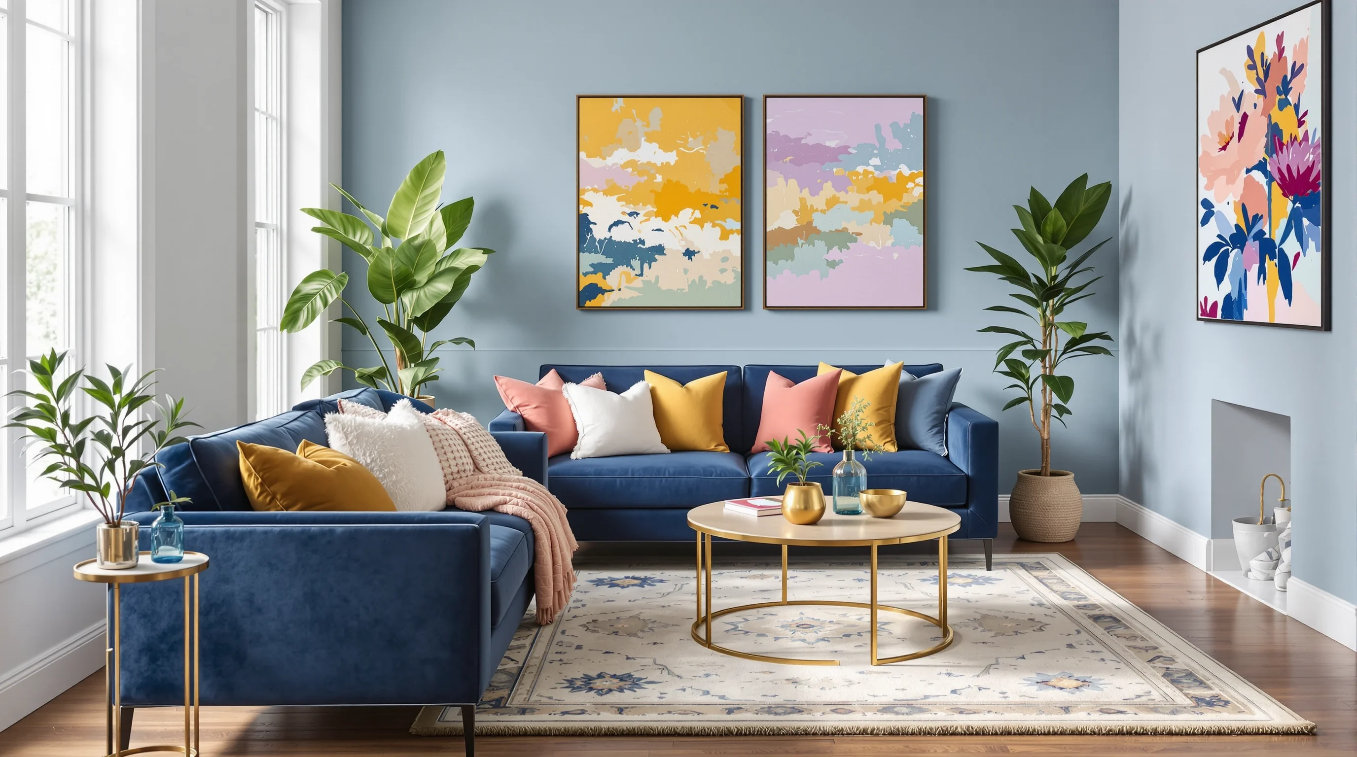 Colores que combinan con el azul: los 10 tonos perfectos para decorar tu hogar