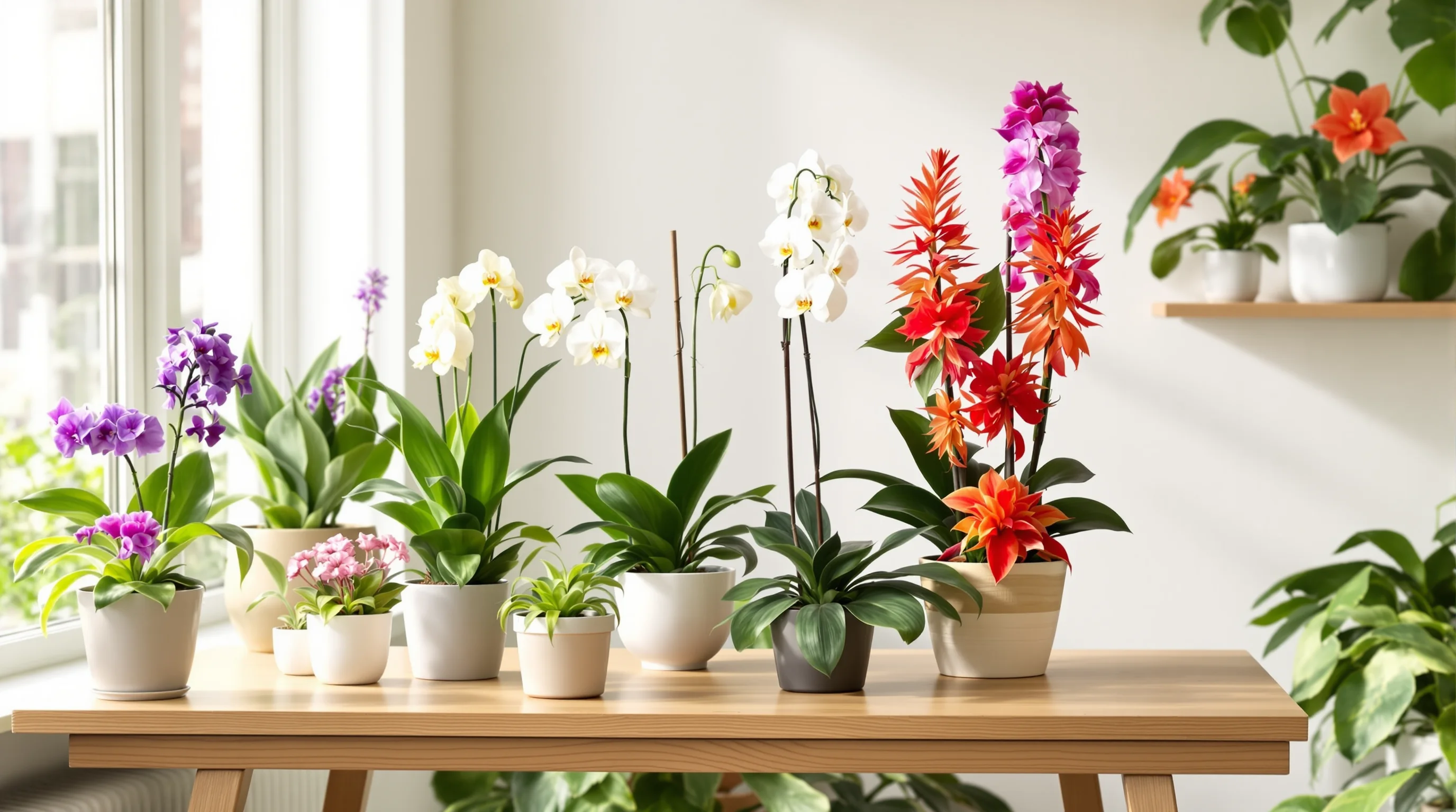 Plantas de interior con flor: las 12 especies ideales para todo el año