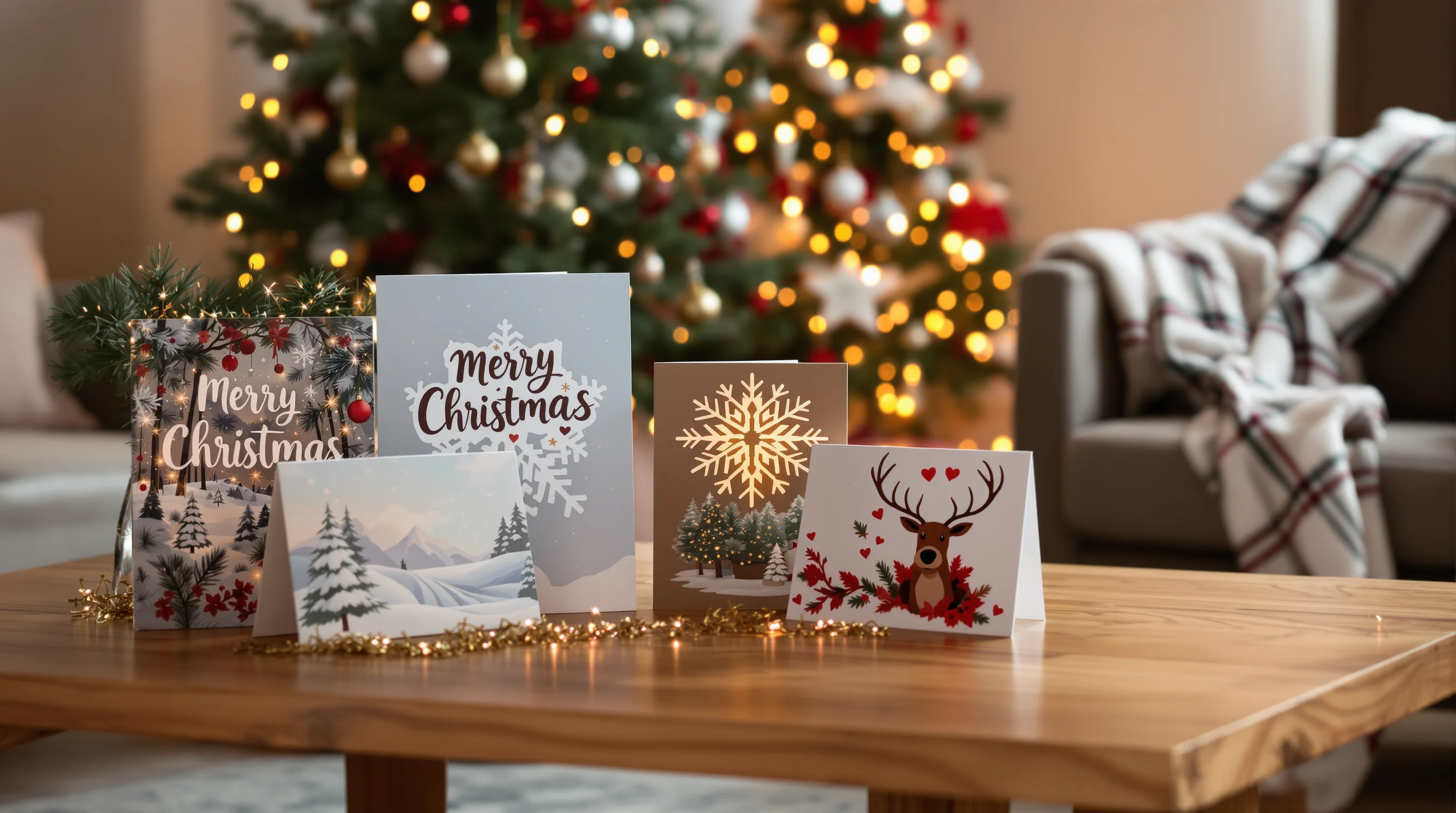 Postales de Navidad: 10 ideas originales para sorprender este año